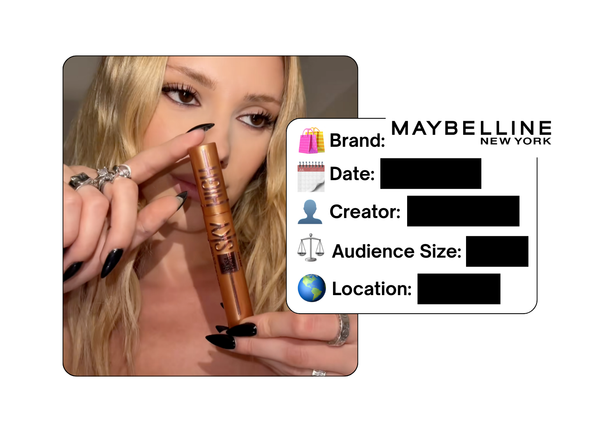 Spotted: Maybelline in a new paid collab