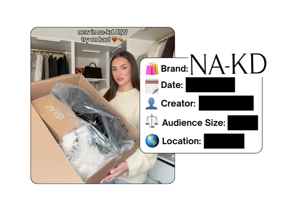 Spotted: NA-KD in a new paid collab