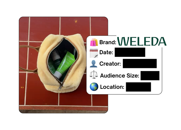 Spotted: Weleda in a new paid collab